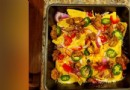 Rezept für mexikanische Hähnchen-Nachos 