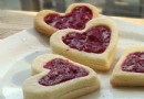 Erdbeermarmelade-Shortbread-Keks-Rezept 