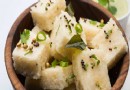 Fusion Poha Dhokla Rezept 