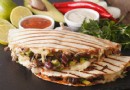 Rezept für gebackene Bohnen-Quesadillas 