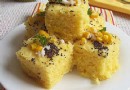 Mais-Dhokla-Rezept 