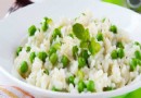 Rezept für Risotto mit Erbsen und Lauch 