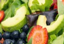 Rezept für grünen Apfel-Blaubeer-Salat 