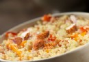 Rezept:Quinoa mit Tomaten, Mangos und gerösteten Mandeln