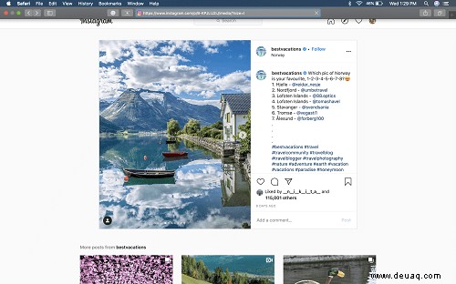 So zeigen Sie Originalbilder und Profilfotos in voller Größe auf Instagram an