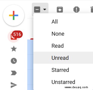 So finden Sie ungelesene E-Mails in Gmail