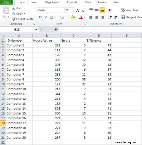 So vertauschen Sie zwei Zeilen in Excel