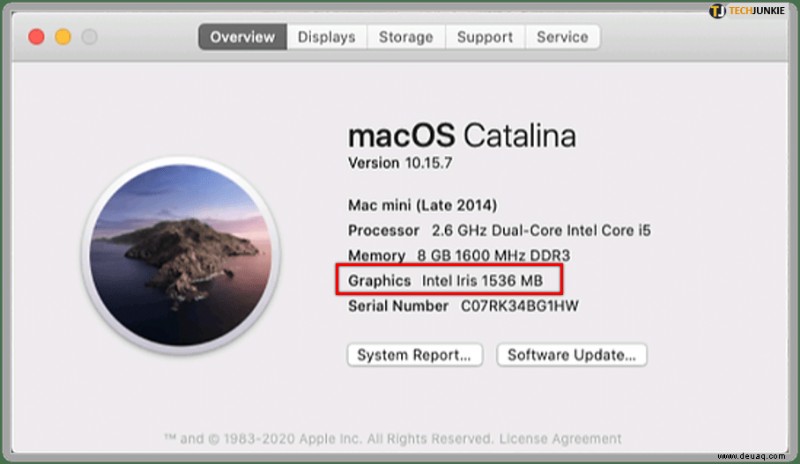 Anzeigen der GPU-Nutzung in macOS über die Aktivitätsanzeige