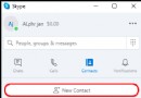So fügen Sie einen Kontakt in Skype hinzu