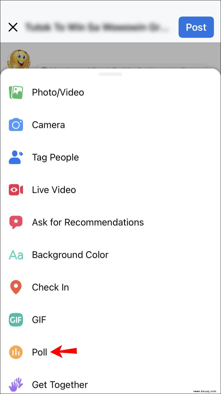 So erstellen Sie eine Umfrage auf Facebook