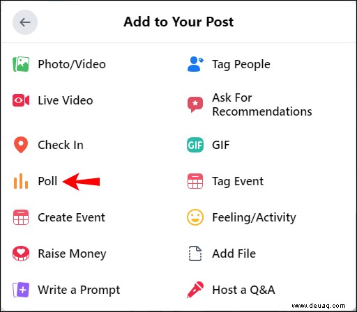 So erstellen Sie eine Umfrage auf Facebook