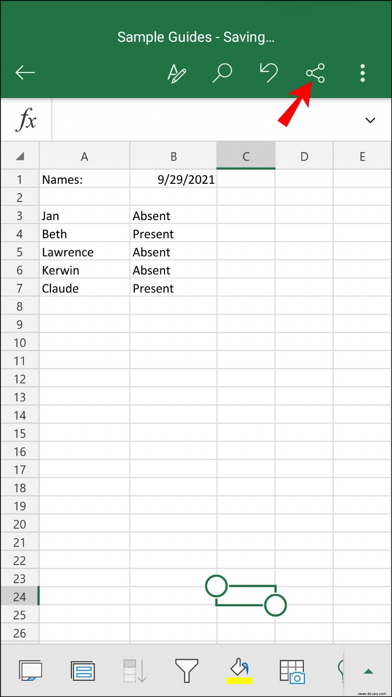 So entfernen Sie gemeinsame Zugriffsberechtigungen für jemanden in einer Excel-Datei