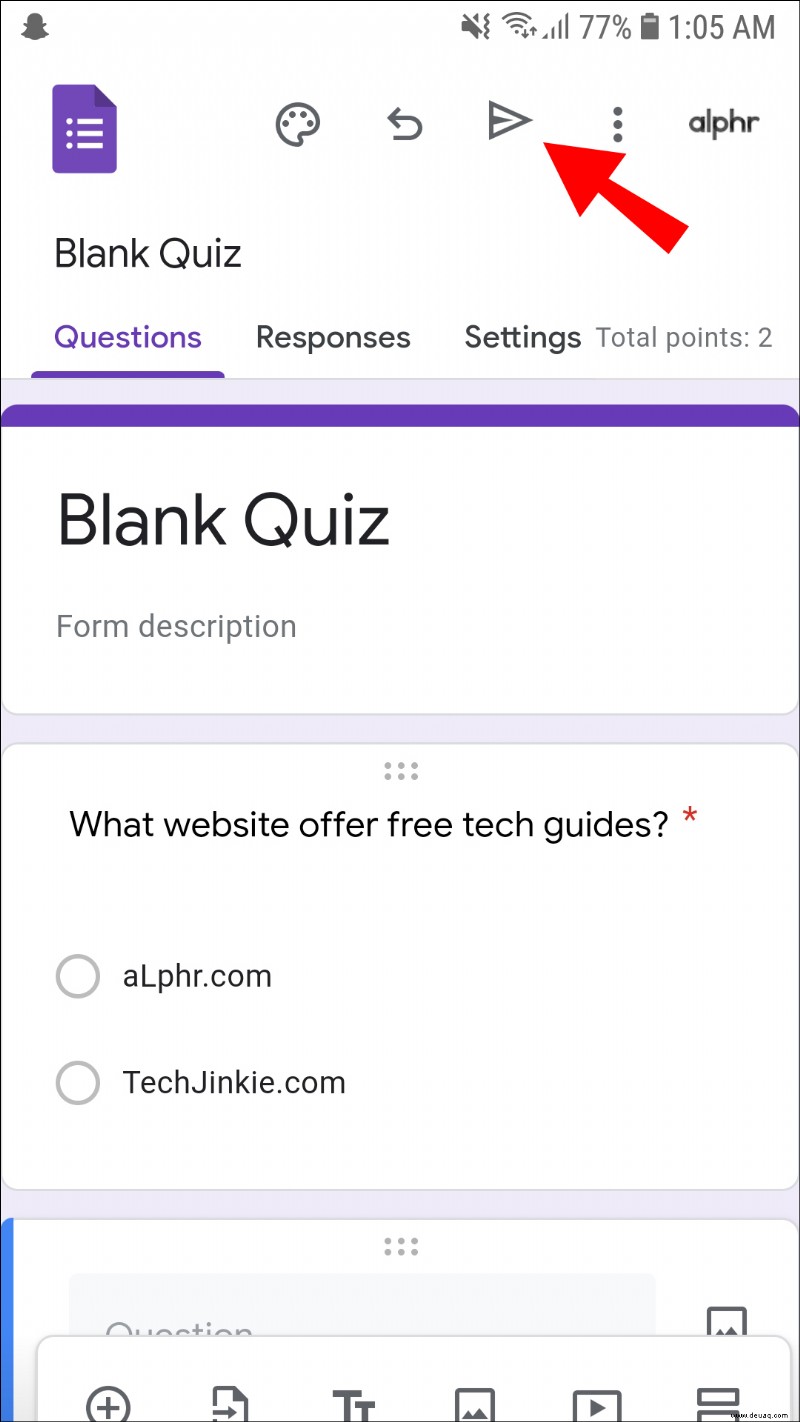 So erstellen Sie ein Quiz in Google Classroom