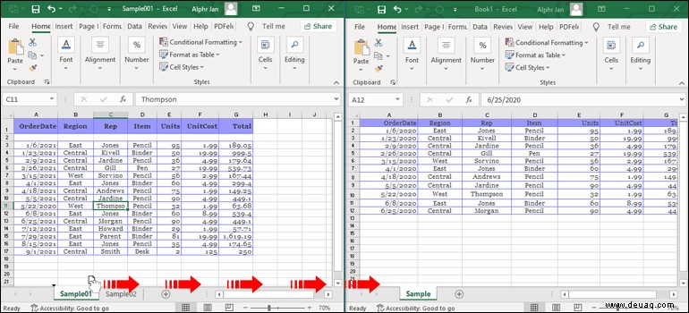 So kopieren Sie ein Blatt in eine andere Arbeitsmappe in Excel