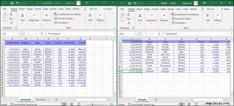 So kopieren Sie ein Blatt in eine andere Arbeitsmappe in Excel