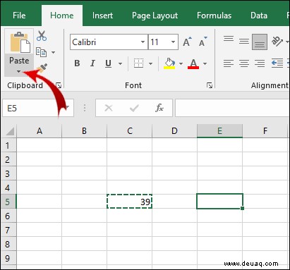 So kopieren Sie Werte in Excel [Nicht die Formel]