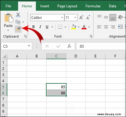 So kopieren Sie Werte in Excel [Nicht die Formel]