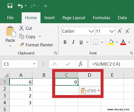 So kopieren Sie Werte in Excel [Nicht die Formel]