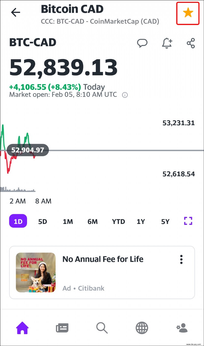 So löschen Sie eine Aktie in Yahoo Finanzen